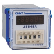 300082: Реле времени JSS48A 11--контактный двух групповой переключатель AC/DC100В~240В (CHINT)