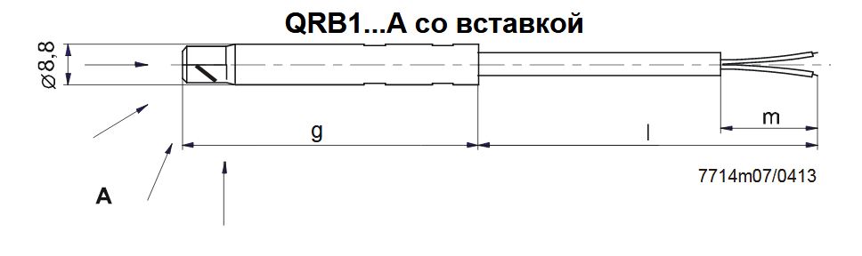 QRB1A-A020B40A - размеры