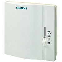 RAB91: Комнатный термостат Siemens накладного монтажа без расписания для фенкойлов, напольных конвекторов и холодных потолков, питание не требуется