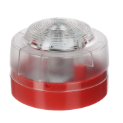 CWST-RR-S5: Оповещатель световой, 12 - 29В, низкая база, IP21C, цвет корпуса - красный, вспышка - красная (System Sensor)