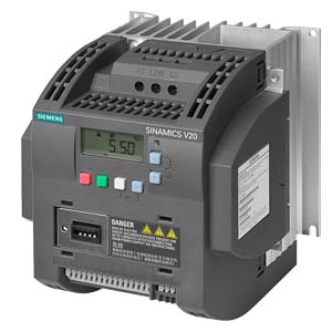 Частотный преобразователь Sinamics V20: 1,1 кВт, 6 А, 1AC, 230 В, фильтр C2, IP20