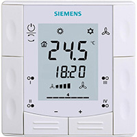 RDF301.50: Комнатный термостат Siemens встраиваемого монтажа без расписания для водяного теплого пола, АС 230 В