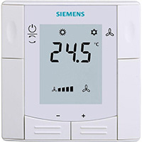 RDF340: Комнатный термостат Siemens накладного монтажа без расписания для водяного теплого пола, AC 24 В