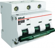 13020DEK: Автоматический выключатель 3Р 80А характеристика D ВА-201 10кА