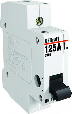 17003DEK: Выключатель-разъединитель 1Р 63А ВН-102