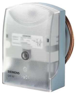 QAF63.6-J: Датчик защиты от заморозки Siemens, 6 м,  0…+15 C, 0…10 В