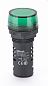 25118DEK: Лампа коммутационная ADDS22 мм LED зеленая 220В AC/DC Л22 DEKraft