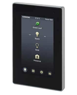 QMX7.E38: Siemens Desigo, Сенсорная панель с 4,3 дюймовым дисплеем, web клиент для PXC3.E7…