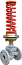 Регулятор давления прямого действия нормально открытый "после себя" УРРД-НО-РД стальной фланцевый Ду20 Ру25 Kvy 1,6 150°C диапазон настройки 0,1 - 0,6 Мпа  Энерготехномаш